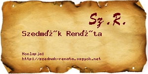 Szedmák Renáta névjegykártya